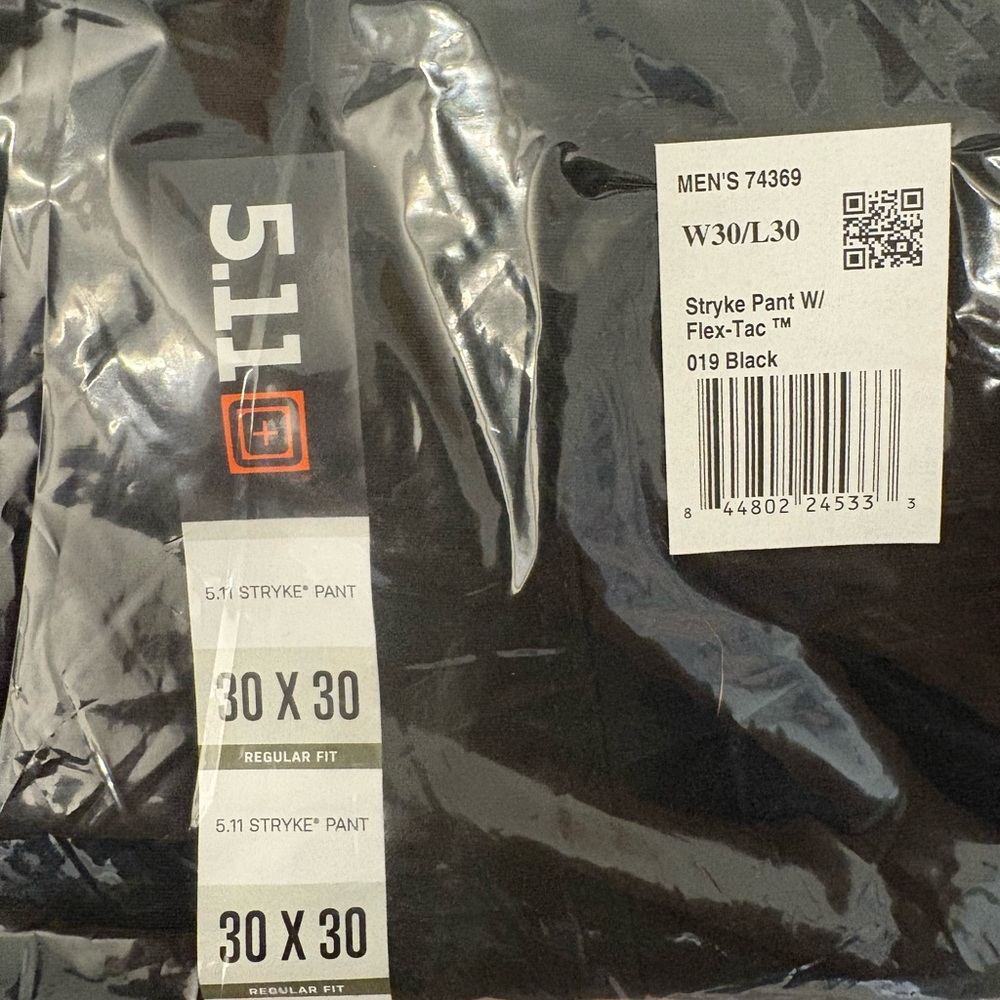 5.11 Tactical Black Stryke Flex-Tac Pants